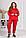 Прогулочный женский спортивный костюм с объёмными накладными карманами, батал, фото 2