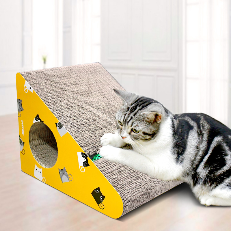 

Когтеточка, дряпка - лежанка из картона для кошек Avko ACS016-YE