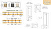 Комплект мебели в коридор "Торино" из ДСП (2 варианта цвета) от Мебель Сервис, фото 2