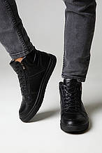 Чоловічі зимові чорні черевики "Jax "