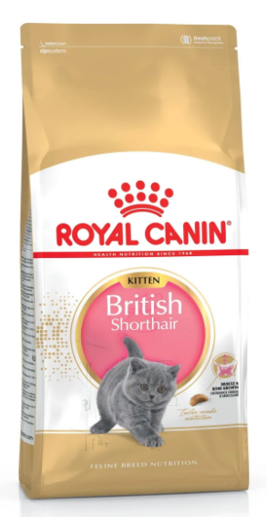 Сухой корм для котят британских короткошерстных