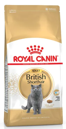  Сухой корм для британских короткошерстных кошек
