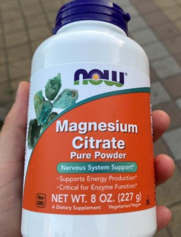 

Магний цитрат в порошке NOW Magnesium Citrate Pure Powder 227 грамм