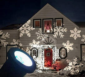 Лазерный проектор STAR SHOWER снежинки LED для
