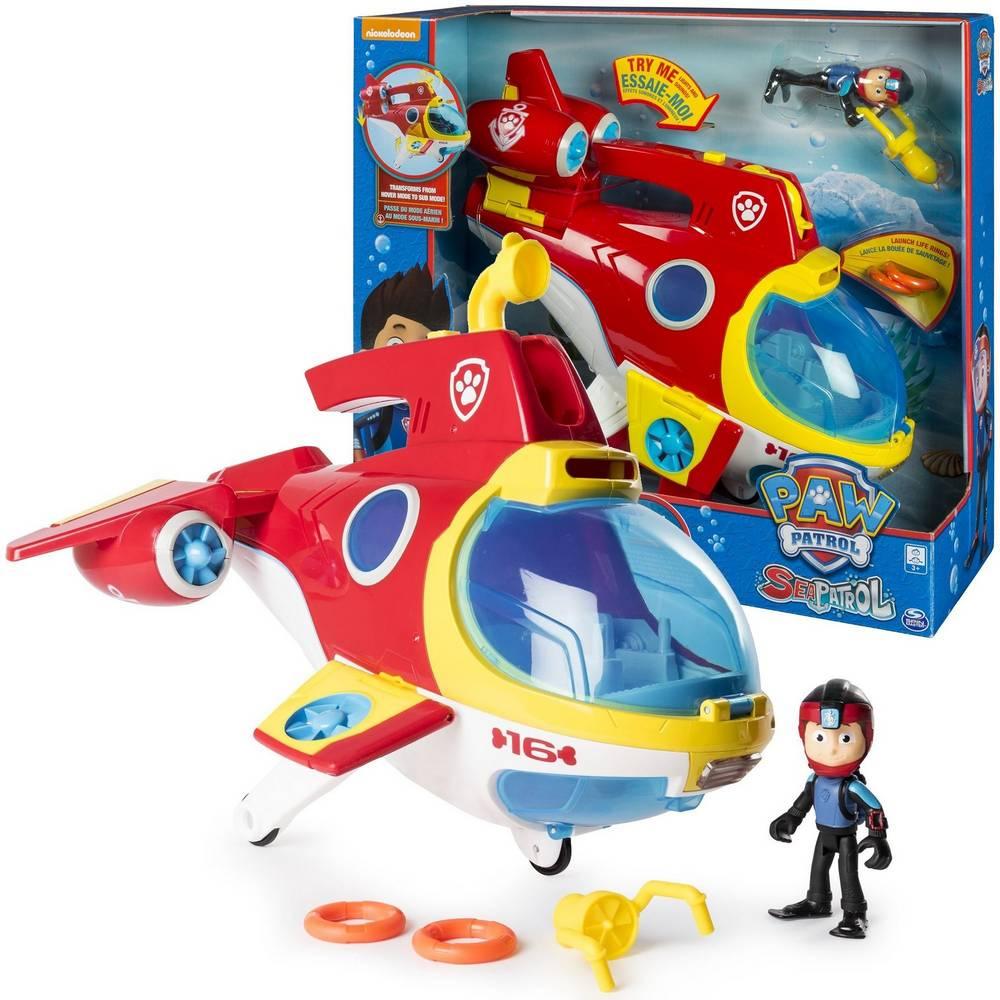 

Морской щенячий патруль Подводная лодка Райдера Paw Patrol с щенком Rider Spin Master 20093843, Желтый