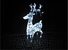 Новогодняя акриловая статуя олень Большой  RENIFER, Светящиеся новогодние олени 100 LED для всей семьи