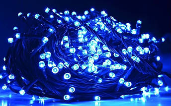 Новогодняя гирлянда 100 LED,Голубой, Длина 8 Метров тулс, фото 3