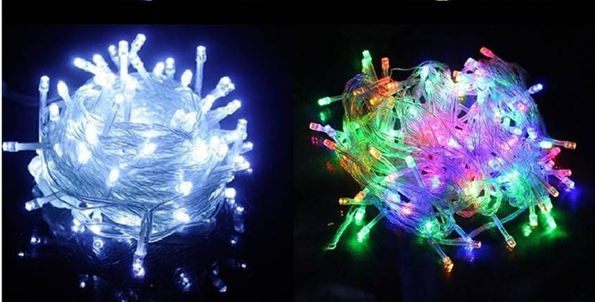 Новогодняя гирлянда 40 LED, 4 M, Разноцветная тулс, фото 2