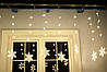 Новогодняя гирлянда "Снежинки" 100 LED, 4 Метра для, фото 2
