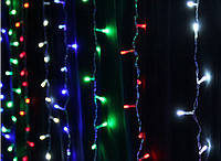 Гирлянда штора 3x3 м 300 LED желтый, зеленый, синий, красный тулс, фото 2
