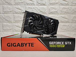 Відеокарта GIGABYTE GeForce GTX 1660 SUPER OC GAMING 6 Гб GDDR6 (GV-N166SOC-6GD) , Б/У, Гарантія 3 міс., фото 2