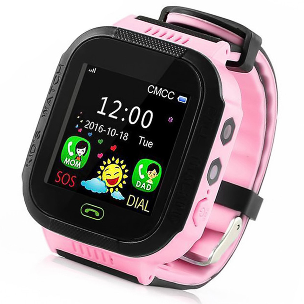 Детские умные смарт часы GPS Smart Kids watch с камерой, прослушкой, Часы-телефон для детей c трекером Розовый