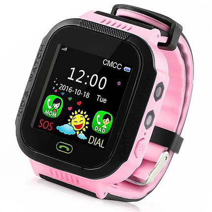Детские умные смарт часы GPS Smart Kids watch с камерой, прослушкой, Часы-телефон для детей c трекером Розовый, фото 2