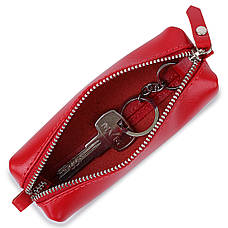 Невелика шкіряна ключниця GRANDE PELLE 11530 Червоний, фото 3