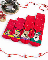 Новогодние носки махровые для всей семьи "FAMILY LOOK"