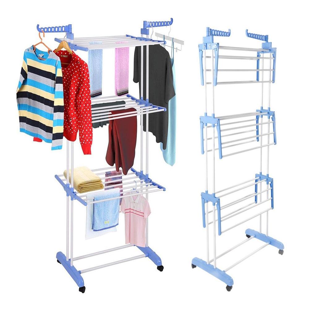 

Складная сушилка для белья до 50 кг Garment Rack With Wheels