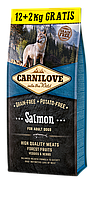 Сухой корм для взрослых собак Carnilove Salmon Adult с лососем 12 + 2 кг (171916)