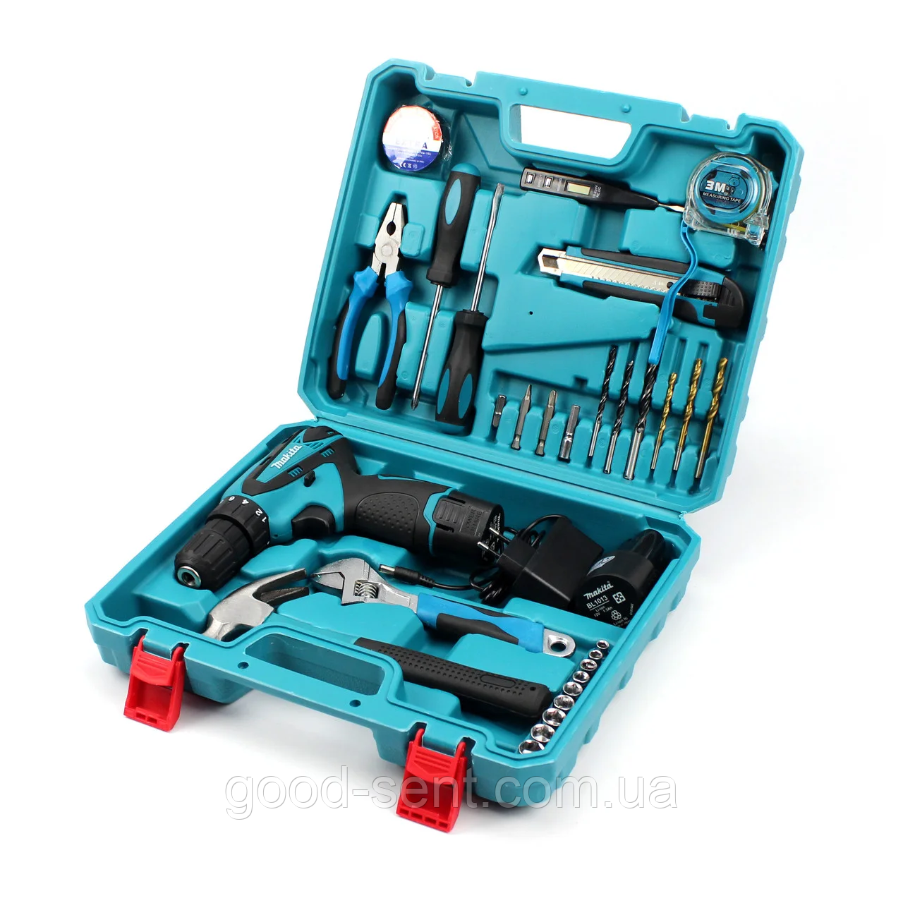 

Шуруповерт аккумуляторный Makita DF330DWE 12В/1.3Ач с набором инструментов Li-Ion