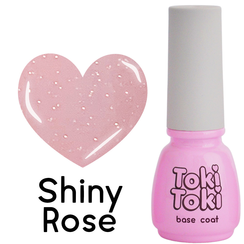 Камуфлирующая база для ногтей Toki-Toki Shiny Rose 5 мл