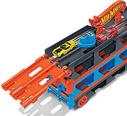 Ігровий набір Вантажівка-транспортер Супергонки Hot Wheels HW Speedway Haulerk Оригінал від Mattel, фото 7
