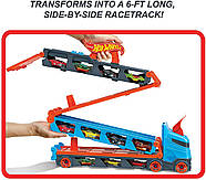 Ігровий набір Вантажівка-транспортер Супергонки Hot Wheels HW Speedway Haulerk Оригінал від Mattel, фото 9