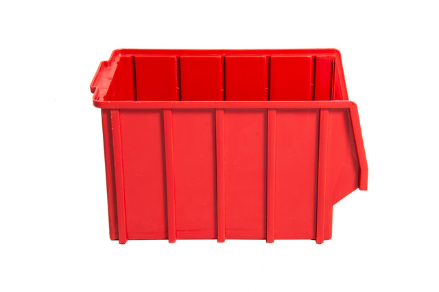 Пластиковые ящики для склада 700 - 200 х 210 х 350 Красный 
