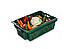 Пищевые пластиковые ящики 600 400 200 перфорированные для хранения овощей фруктов мяса рыбы, фото 4