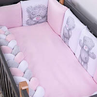 Постільний комплект Верес Teddy Girl-2 для ліжечка 120х60 см 6 одиниць, фото 2