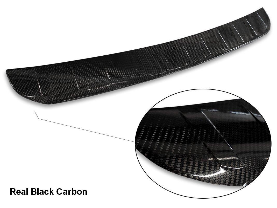 Защитная накладка на задний бампер для Mercedes-Benz GLB-Class X247 2019+ /черн.карбон/, фото 10