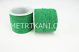 Шнур-гумка зеленого кольору 0.60 мм № РБ-0023