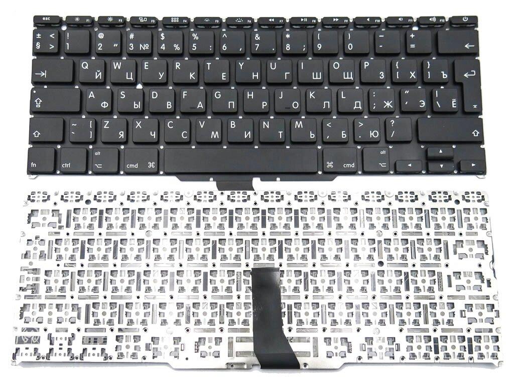 Клавиатура для APPLE A1370, A1465 Macbook Air (MC505, MC506) 11.6" (RU BLACK 2011-2014  Year Вертикальный