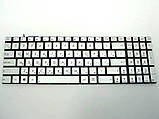 Клавиатура для Asus N550, N550J, N550JA, N550JK, N750, N750J, N750JK, N750JV ( RU Silver без рамки с, фото 3