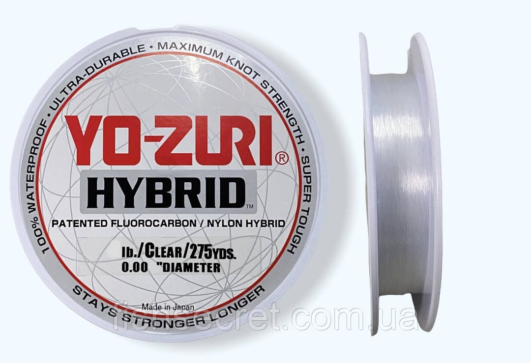 

Леска Yo-Zuri HYBRID 252 м. 0.405, 15, Белый