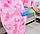 Кігурумі Рожевий Єдиноріг, піжама на блискавці мікрофібра доросла, фото 4