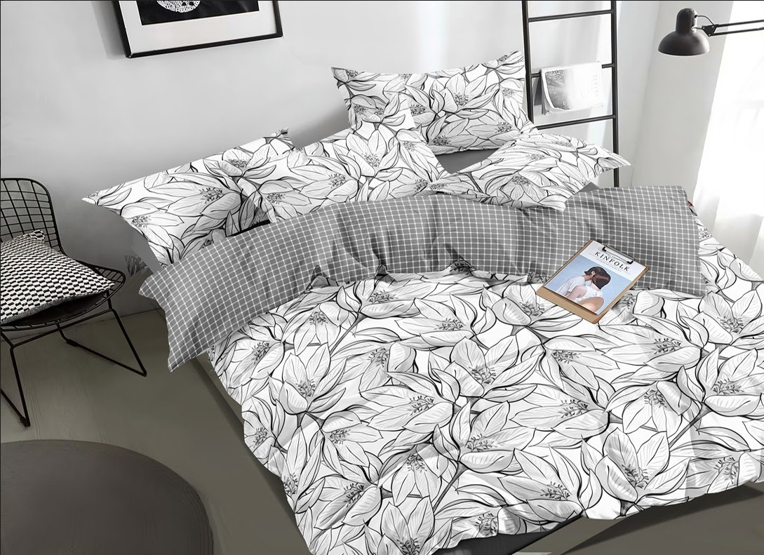 Комплект постельного белья двуспальный из бязи голд Лилия 175х217 см