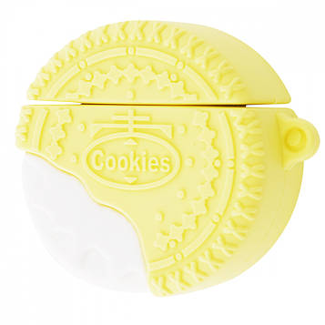Чохол для AirPods печиво жовте