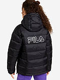 Куртка утеплена жіноча FILA, Чорний, 42-44, фото 3