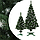 Искусственные ёлки 2,2  европейская белые кончики, Красивая новогодняя елка ПВХ с инеем, фото 4