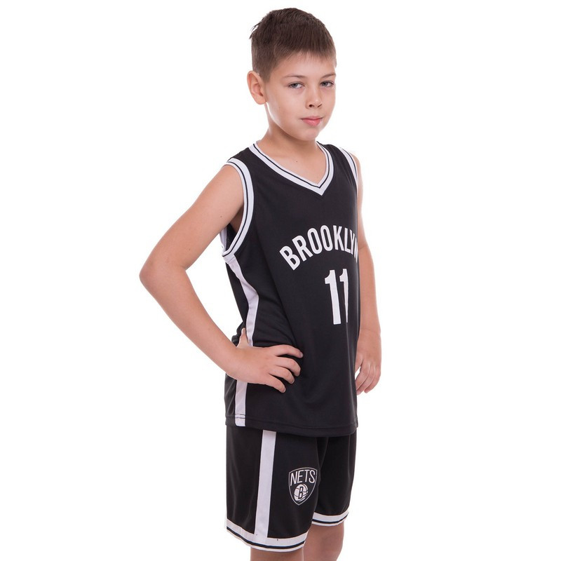 

Форма баскетбольная подростковая Zelart Brooklyn 3578 2XL рост 160-165 см Black-White
