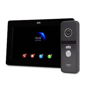 Комплект Wi-Fi видеодомофона 7 ATIS AD-770FHD/T-Black с поддержкой Tuya Smart + AT-400FHD Black КОД: 1156991