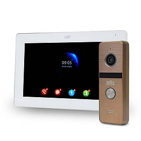 Комплект видеодомофона ATIS AD-770FHD White + AT-400HD Gold КОД: 1122965