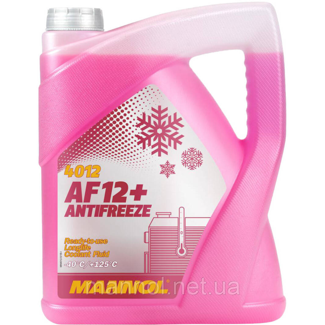 

Охлаждающая жидкость Mannol Antifreeze AF12 -40 красный 5л