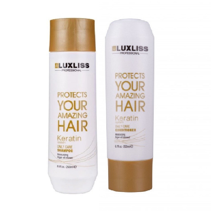 

Набор Luxliss Keratin Smoothing Daily Care шампунь 250 мл + кондиционер 200 мл