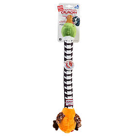 GiGwi Crunchy - Утка с хрустящей шеей и пищалкой, игрушка для собак, текстиль, резина, пластик, 54 см