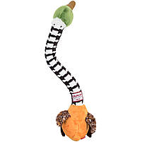 GiGwi Crunchy - Утка с хрустящей шеей и пищалкой, игрушка для собак, текстиль, резина, пластик, 54 см, фото 3