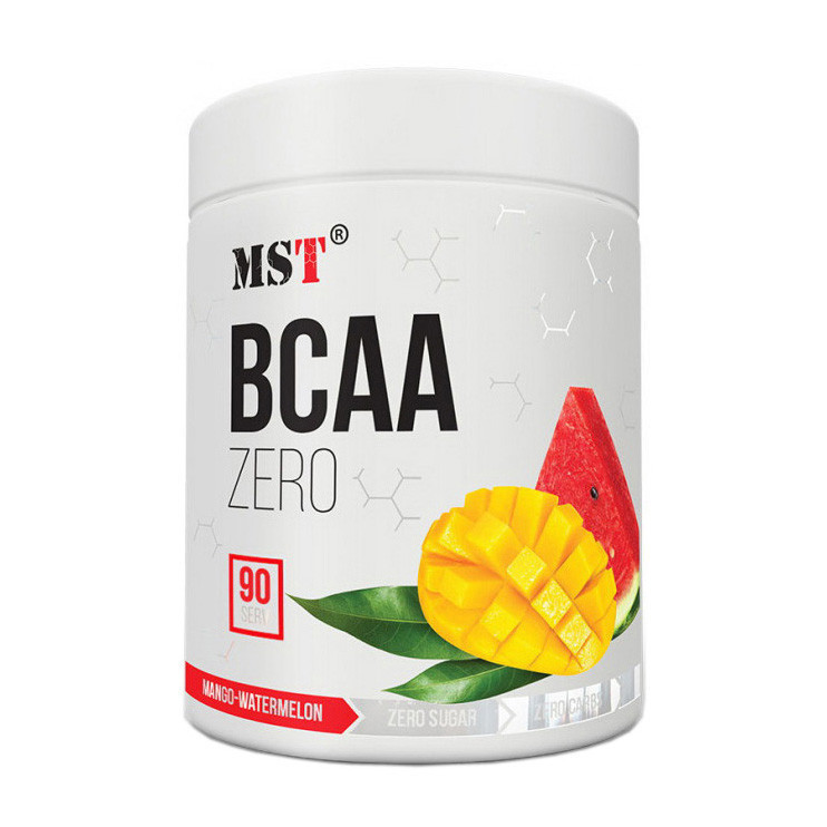Амінокислоти MST Nutrition BCAA Zero 540 грам Смак : Кавун - Манго