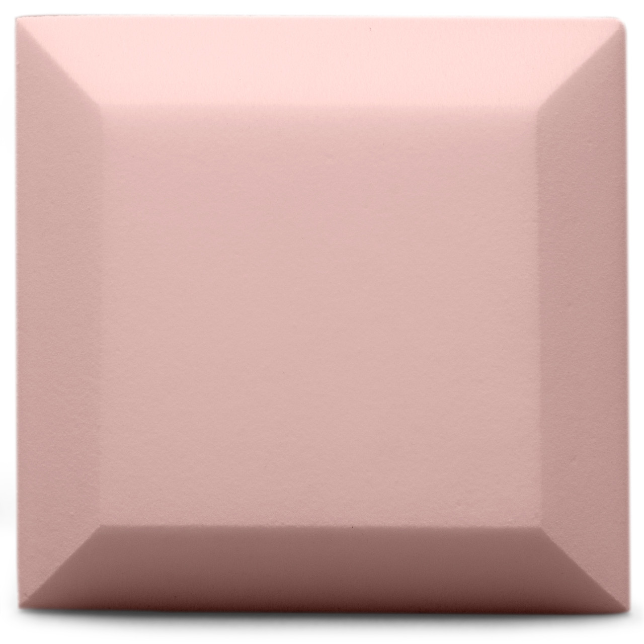 Оксамитова акустична панель з акустичного поролону Ecosound Velvet Rose 25х25см 50мм. Колір світло-рожевий