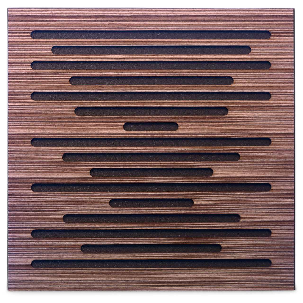Акустическая панель Ecosound EcoWave Venge Contrast 50x50см 73мм цвет коричневый в полоску