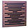 Акустическая панель Ecosound EcoWave Venge Contrast 50x50см 73мм цвет коричневый в полоску, фото 2