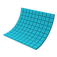 Панель из акустического поролона Ecosound Tetras Color толщиной 30 мм, размером 100х100 см, синего цвета, фото 1